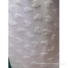 Jacquard Quilt Solid heart design Fabric